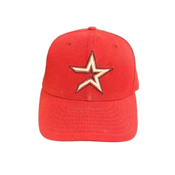 Houston Astros Throwback Star Red Adjustable Cap Unisex Baseball Hat 6 7/8 - Picture 1 of 6